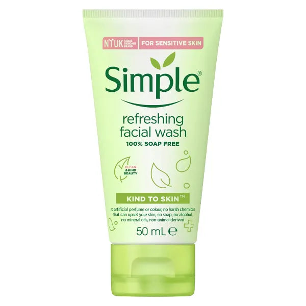 Simple Kind to Skin Refreshing Facial Wash Gel (50ml)