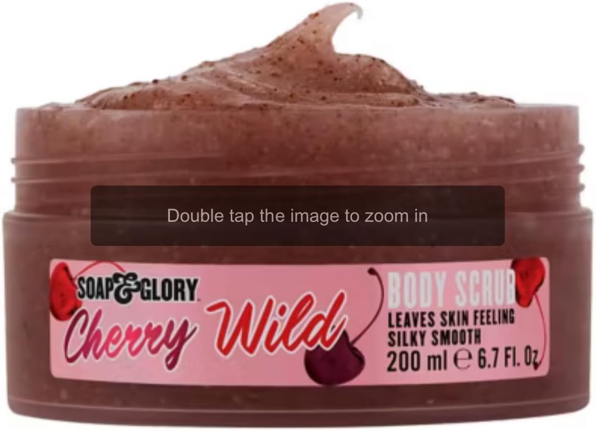 Soap & Glory Cherry Wild Body Scrub, 200ml, Silky Smooth