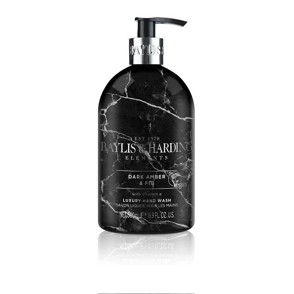 Baylis & Harding Elements 500ml Hand Wash - Dark Amber & Fig