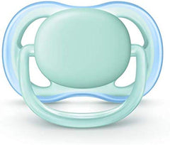 PHILIPS Avent Ultra Air Pacifier, 0-6 Months, Blue/Green, 2, SCF244/20