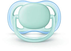 PHILIPS Avent Ultra Air Pacifier, 0-6 Months, Blue/Green, 2, SCF244/20