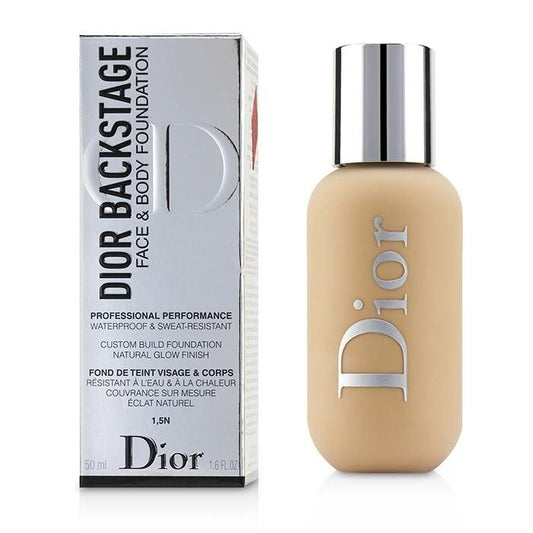 Christian Dior Backstage Face & Body Foundation Natural Glow Finish #1.5N Neutral, 1.6 Ounce