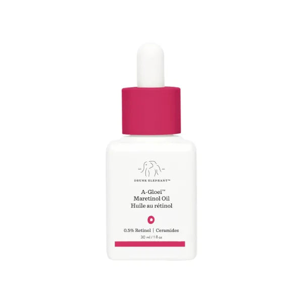 Drunk Elephant A-Gloei Maretinol Oil - 30 ml/1 fl oz - Gentle 0.5% Retinol Face Oil - Clean Clinical Skincare - Cruelty-Free - Free of Essential Oils, Silicones, and Fragrance