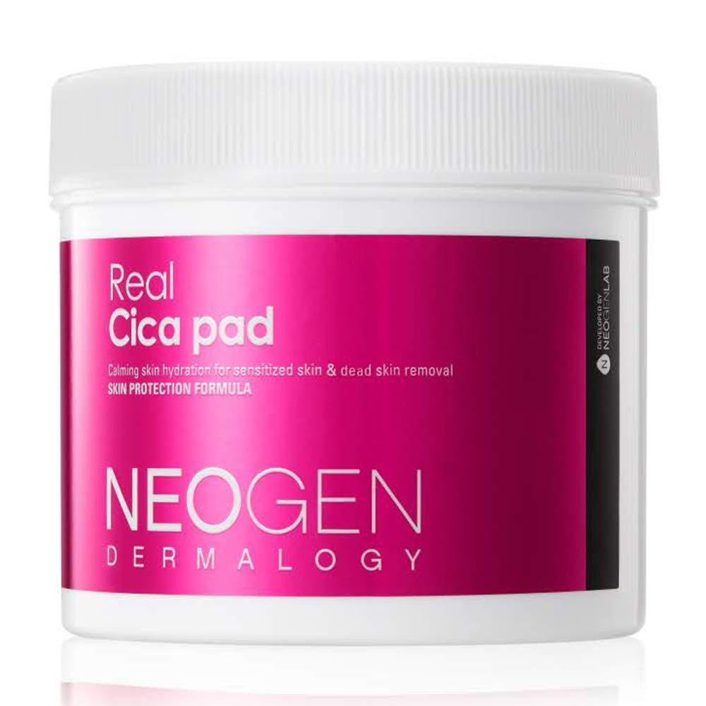 DERMALOGY by NEOGENLAB Real Cica Pad - Restores Skin Barrier Soothes Gently Exfoliates & Cleanses - 150ml (Cica Micellar Pad)