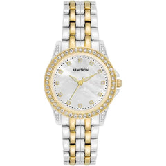 Armitron Women's Genuine Crystal Watch - Two Tone