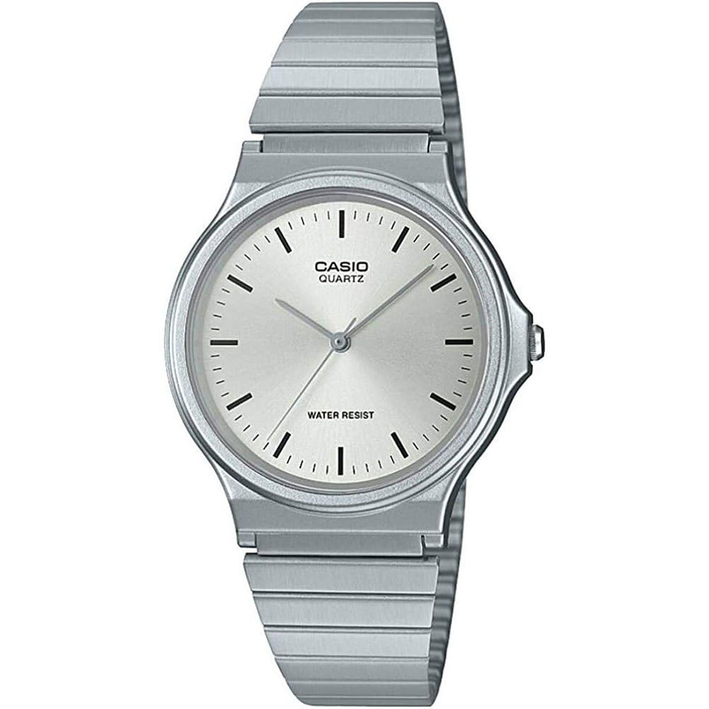 Casio Unisex-Adult Quartz Watch Silver