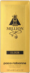 Paco Rabanne One million Elixir Parfum Intense 3.4 Fl Oz