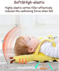 Colourful Shopping Baby Anti Falling Pillow Head Protector Cushion Backpack,Toddler Baby Walking Head Protection Safety Pads, Adjustable Infant Cushion Backpack for Baby Walkers, Age 5-26 Month