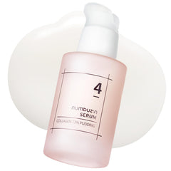 numbuzin No.4 Serum | Collagen 73% Pudding Serum | Pudding Serum for Wrinkles, Aging, Dull, Loose Skin, Ultra-Low Molecular Collagen, Elastin, Hyaluronic Acid, Niacinamide | 50ml