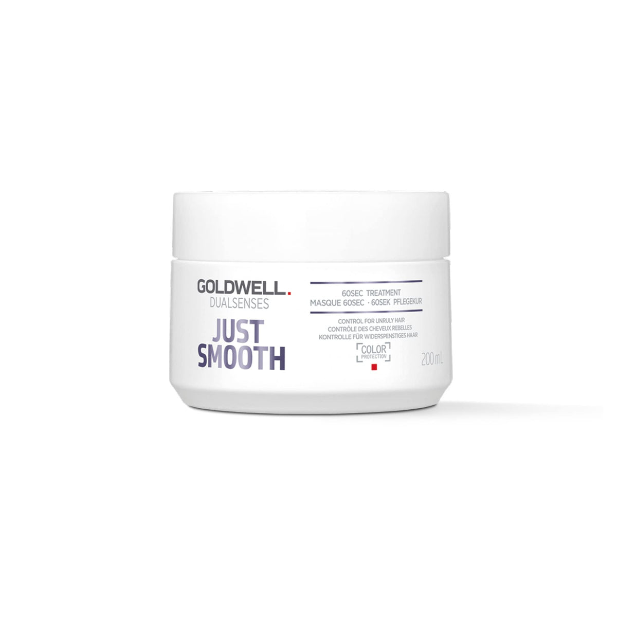 Goldwell Dualsenses Just Smooth 60 Second Hair Treatment for Unisex - 6.7 oz, White