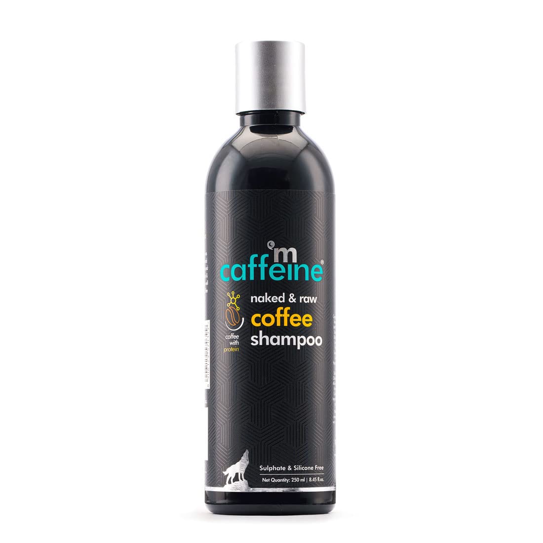 MCaffeine Sulfate Free Shampoo With Coffee, Protein and Argan Oil for Hair Fall Control | Deep Cleanses and Nourishes Hair Shafts | For Men & Women (250ml)