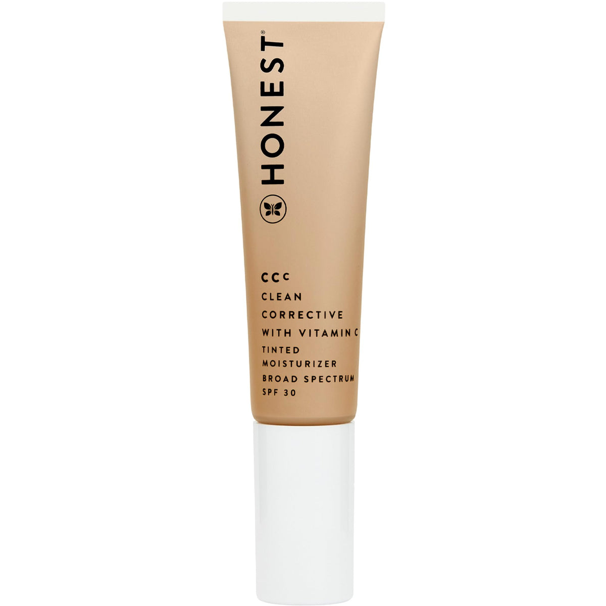 Honest Beauty CCC Clean Corrective with Vitamin C Tinted Moisturizer | Mineral SPF 30 | Vegan + Cruelty Free | Tundra Light, 1 fl oz