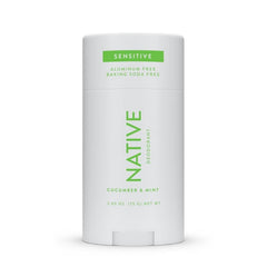 Native (Mint & Cucumber) - Sensitive Deodorant Natural Deodorant for Women and Men, Aluminium Free, Baking Soda Free, Phthalate Free, Talc Free, Coconut Oil and Shea Butter Cucumber & Mint (Sensitive)