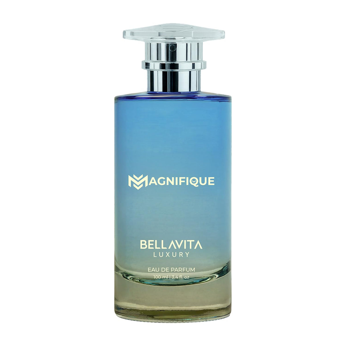 Bellavita Luxury Magnifique men’s Perfume 100ml l Premium French–Arabic Scent for men | Notes of Black Pepper, Almond, Rose & Vanilla | Elegant Long-Lasting Eau De Parfum | Vegan & Cruelty Free