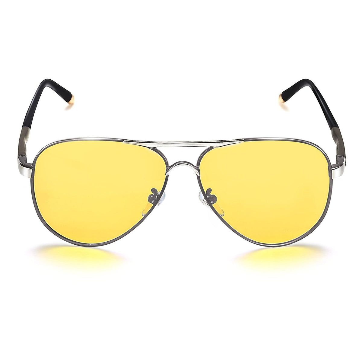 ROCKNIGHT Polarized Aviator Sunglasses for Men Women Metal Flat Top Sunglasses lightweight Driving UV400 Outdoor 58mm
