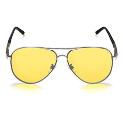 ROCKNIGHT Polarized Aviator Sunglasses for Men Women Metal Flat Top Sunglasses lightweight Driving UV400 Outdoor 58mm