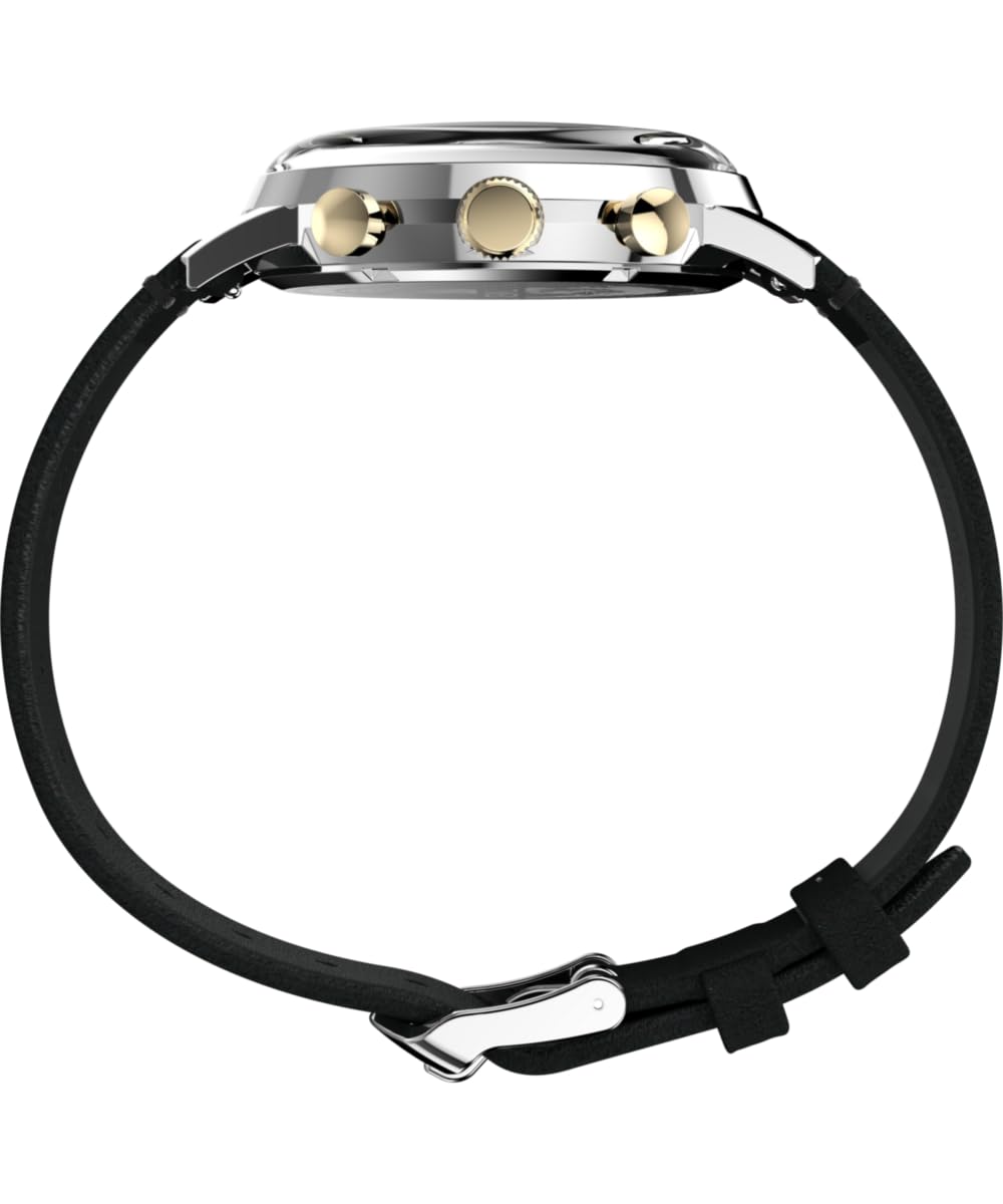 Timex Men's Chronograph Quartz Watch with Leather Strap TW2W60300