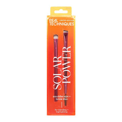 Real Techniques Smolder Eye with Brow Duo Brush 2-Piece Set, Designed for long-lasting makeup