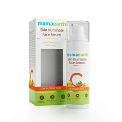 Mamaearth Skin Illuminate Vitamin C Face Serum For Glowing and Radiant Skin with High Potency Vitamin C & Turmeric For Men and Women (30GM)