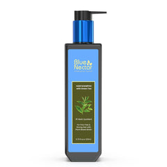 Blue Nectar Anti Frizz Hair Shampoo for Dry & Frizzy Hair | Natural Biotin Shampoo for Women & Men (15 herbs, 200ml)