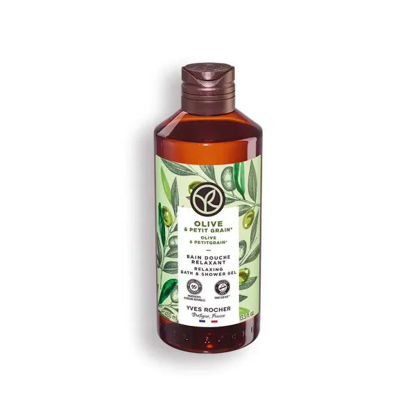 Yves Rocher Sensual Bath & Shower Gel Nourishing Moisturising - Olive Petitgrain 400 ml / 13.5fl. Oz