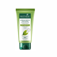 Biotique MORNING NECTAR FACE SCRUB WITH PLANT DERIVED VITAMIN E Hydrate & Exfoliate For a Flawless Complexion All Skin Types-150gm