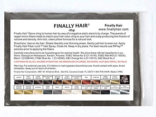 Hair Building Fibers Medium Brown 25g Refill your existing bottle of high quality Finaly Hair fibers