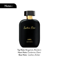 Ajmal ARTISAN - LEATHER NOIR Long lasting Fragrance, Handpicked Luxury Perfume For Men 100ml.