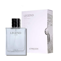 LONKOOM Men's Perfume Fougere-Citrus Scent Eau De Toilette Fragrance Perfume For Men LEGEND SILVER 100ml