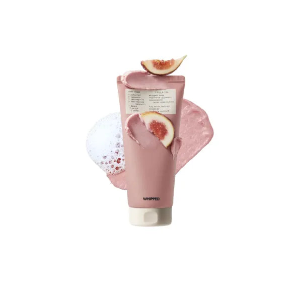Whipped Cream Facial Cleanser- Fig + Shea Butter Face Wash - For Dry Skin, Hydrating Cleanser, Niacinamide, Hyaluronic Acid, Ceramide, Vegan Korean Skincare,4.5 oz (Muhwabutter (Fig + Cacao Butter))