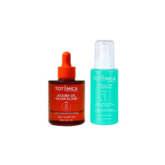 TOTEMICA Glow & Cleanse Duo – Jojoba Facial Oil and Gentle Face Cleanser