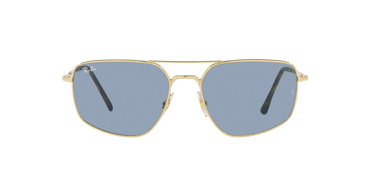 Ray-Ban (0RB3666) Rectangular Sunglasses - Arista/Blue