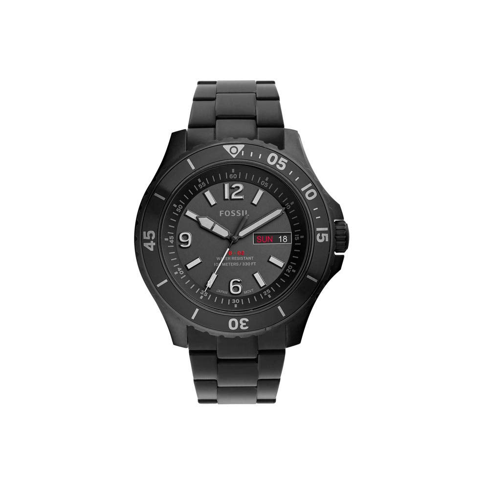 Fossil Men's FB-02 Stainless Steel Casual Quartz Watch - Black