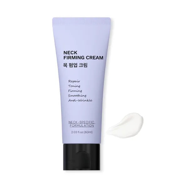 ZZILME Premium Neck Firming Cream – Lifting & Tightening for Neck & Decollete, Reduces Fine Lines & Sagging, Anti-Aging Chest Treatment,1.8 Fl Oz
