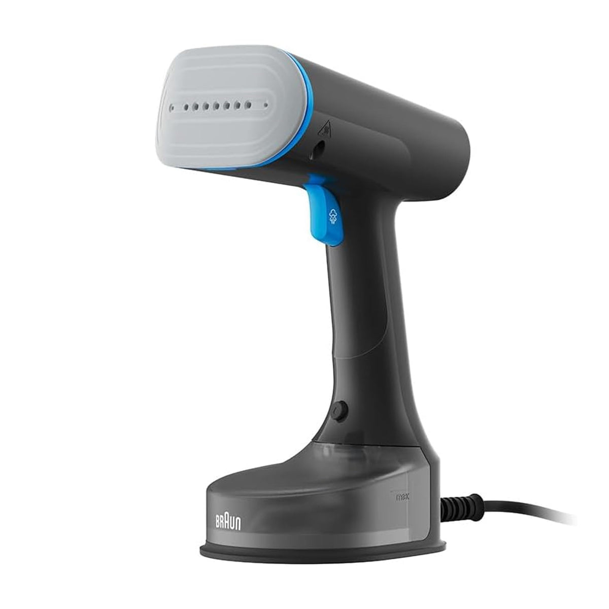 Braun QuickStyle 5, Garment Steamer, Dual Heated FreeGlide 3D Technology, Handheld Garment Steamer with FastHeating 45 Sec, Vertical Ironing, Capacity 150 ml, Cord 2.5m, 1200 Watts - GS 5031 BL - Blue