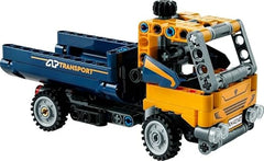 LEGO 42147 Technic Dump Truck Toy 2in1 Set, Construction Vehicle Model to Excavator Digger, Engineering Toys, Gift for Boys and Girls Aged 7 Plus