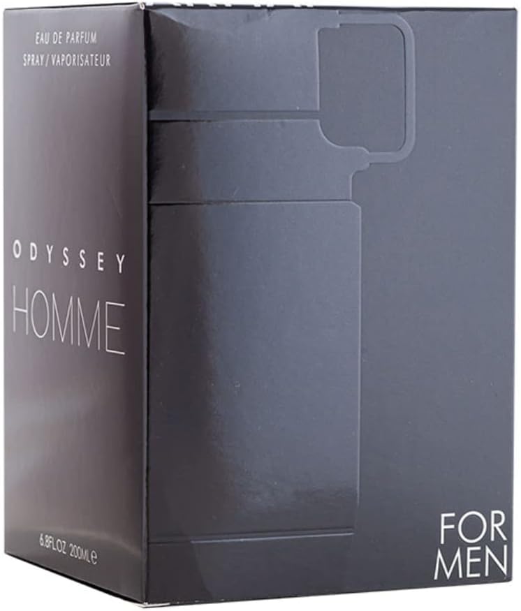 Armaf Odyssey Homme Black Eau De Parfum 200ml For Men - perfumes for men - Fragrance - New Bigger Size