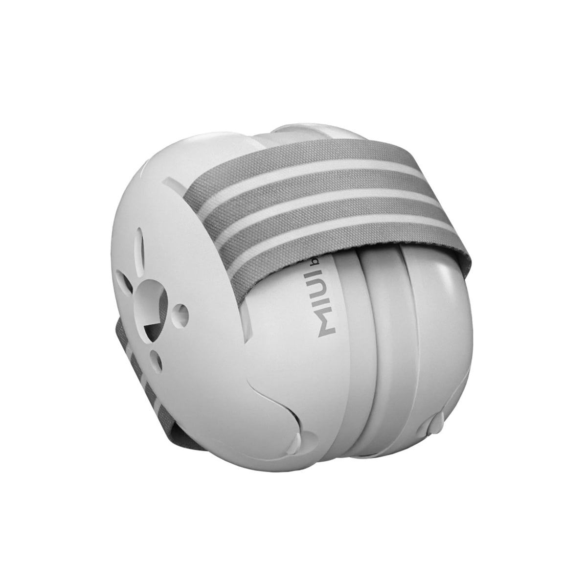 MIUI Muffy Baby Ear Protection Earmuffs for Babies and Toddlers up to 36 Months, Noise Reduction Earmuffs - Comfortable Baby Headphones Against Hearing Damage & Improves Sleep - Grey
