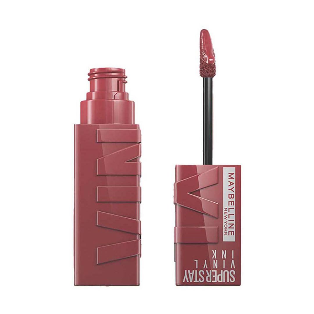 Maybelline New York Super Stay Vinyl Ink Longwear Transfer Proof Gloss Lipstick, 40 WITTY
