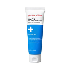 Peach Slices | Acne Oil-Free Moisturizer | Satin Matte Finish | 0.5% Salicylic Acid | Hyaluronic Acid | Prevents Breakouts | Pore Minimizing | Clear Skin | Silicone Free | Face Moisturizer | 2.8 oz