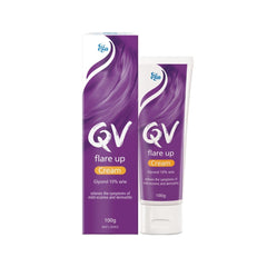 QV Flare Up Cream, Soothing Moisturizer for Eczema & Dermatitis Relief | Fragrance-Free - 100g