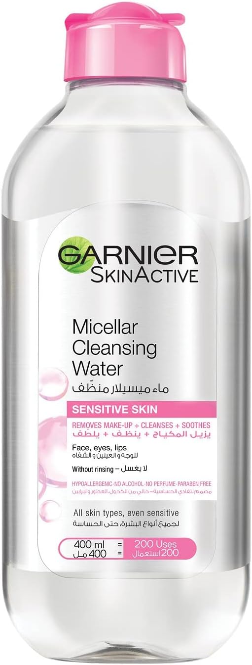 Garnier Skin Active Micellar Cleansing Water Classic Makeup Remover, 400ml + In Oil 100 ml