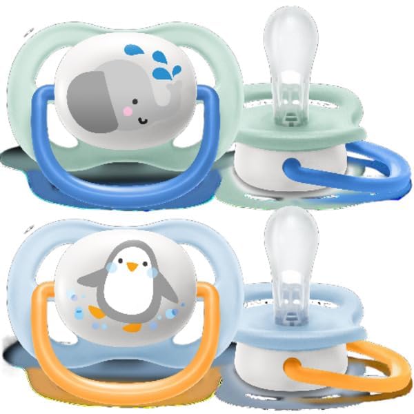 Philips Avent Ultra Air Pacifier 0-6M Animals Mixed 2 pack