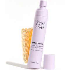 Hey Honey Tame Tonic Honey & Argan Oil Leave-In Conditioner Spray | Frizz‑Taming, Heat‑Protect & Shine‑Boost | Infused with Keratin & Bee Propolis, Sulfate & Paraben Free – 150 mL (5 oz)