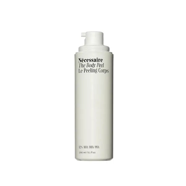 Nécessaire The Body Peel, Resurfacing Serum for KP, Ingrowns, Strawberry Skin and Discoloration, 10% AHA, 1% BHA, 1% PHA, Peeling Peptide, Hypoallergenic - 150ml