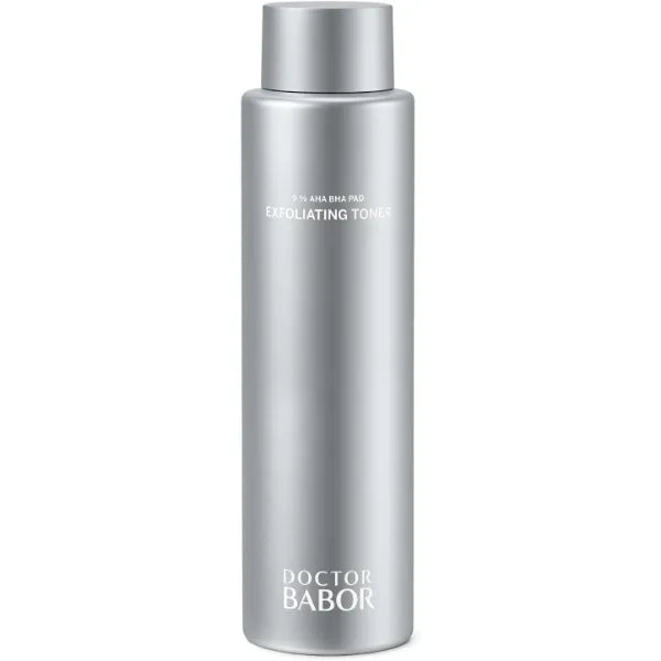 BABOR Doctor Exfoliating Toner Facial Toner for Blemished and Oily Skin Anti Pimples and for Finer Pores with AHA, BHA and PAD 200 ml