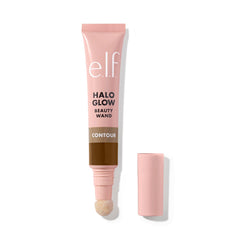 e.l.f. Halo Glow Contour Beauty Wall, Liquid Contour Wand for a Naturally Shaped Look, Buildable Formula, Vegan & Cruelty Free, Medium/Tan, 10 ml