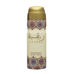 Lattafa Raghba Perfumed Deodorant Spray for Unisex - 6.7 Ounce