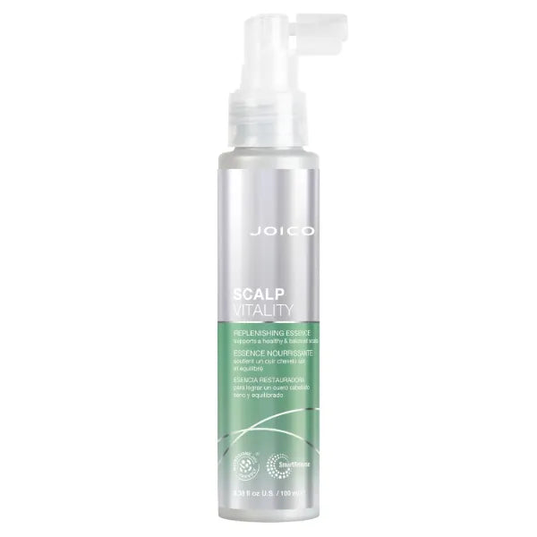 Joico Scalp Vitality Replenishing Essence | Supports A Healthy & Balanced Scalp | For Dry, Tight and Itchy Scalp | Hydrate & Nourish | Leaves Scalp Replenished & Calm | Cooling Sensation | 3.38 Fl Oz