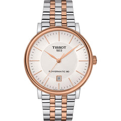 Tissot Analogue Classic Silver Strap Men's Wrist Watches - T122.407.22.031.01  - Two-Tone